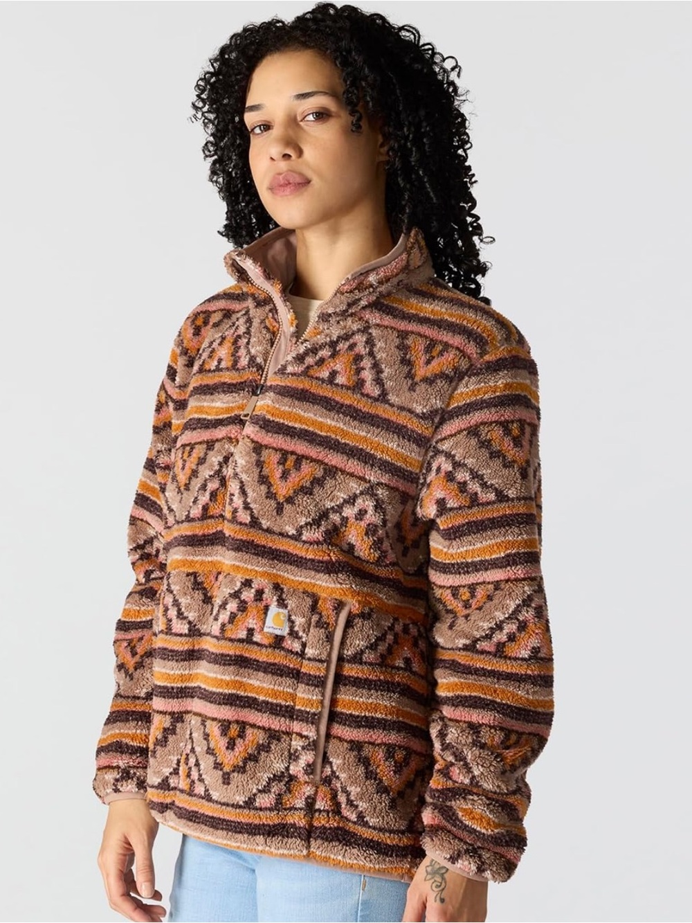 NWT Medium Carhartt Aztec Fleece Jacket
